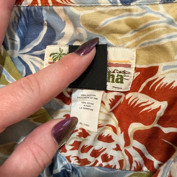 Patagonia Pataloha Tropical Floral/Island Floral variant Hawaiian Shirt Size M - Picture 4 of 5